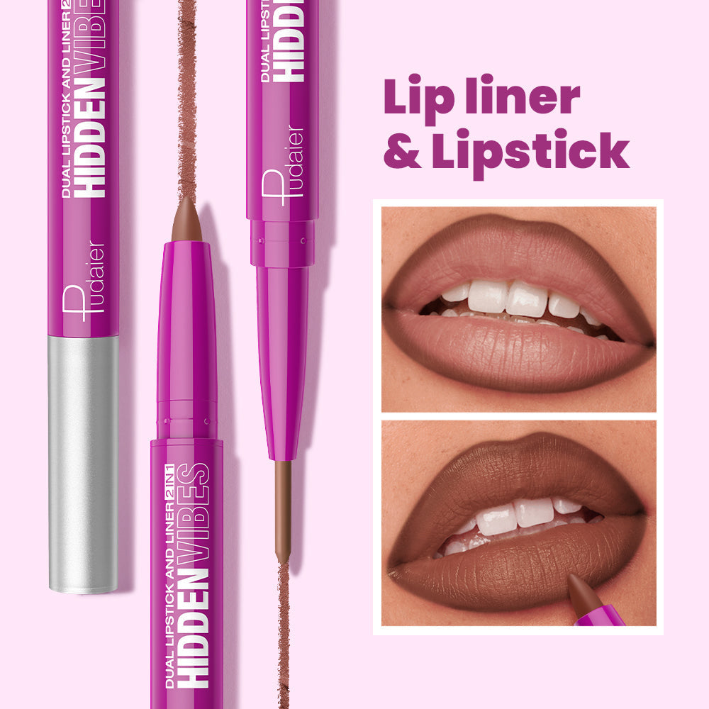 Pudaier Nude Lipstick Duo