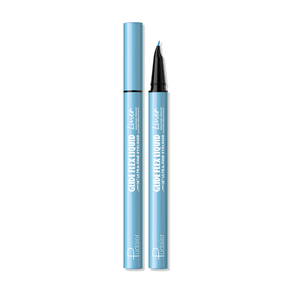 Curved Liquid Colored Eyeliner