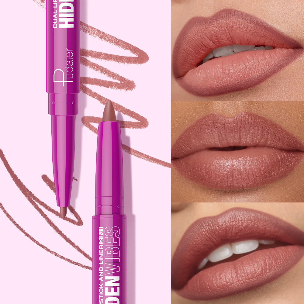 Pudaier Nude Lipstick Duo