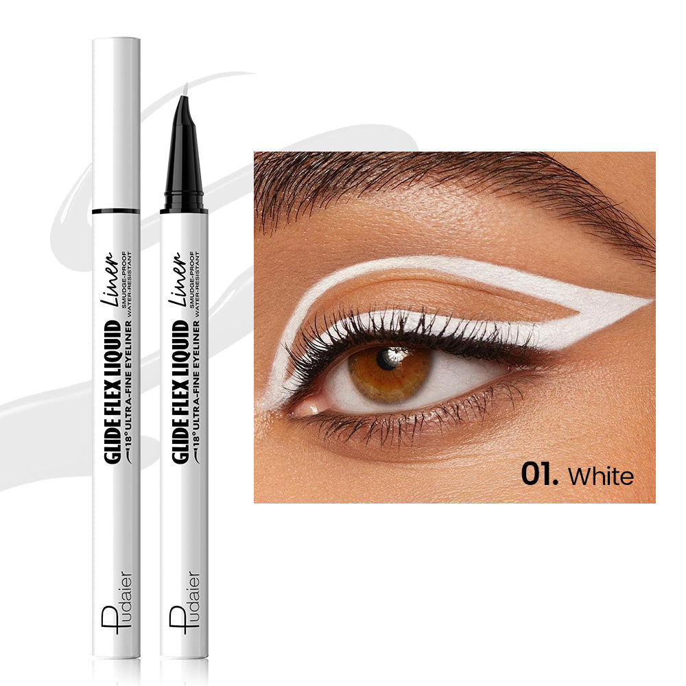 Curved Liquid Colored Eyeliner