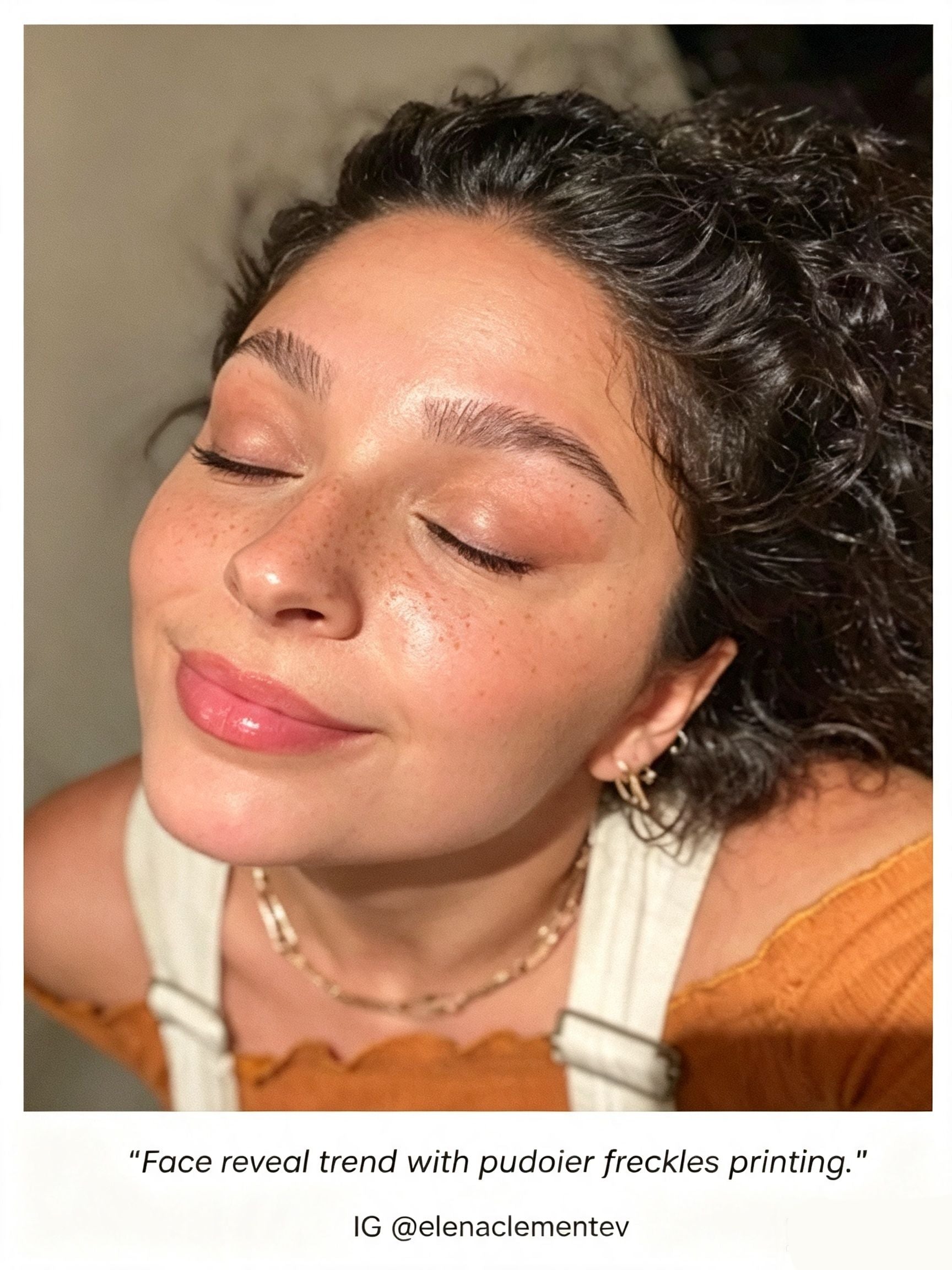 Colorful Faux Freckles stamps | Pudaier®