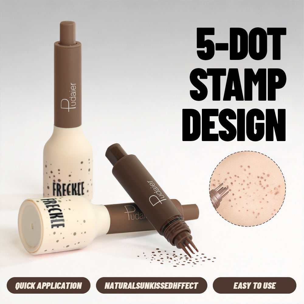 Faux freckle stamp