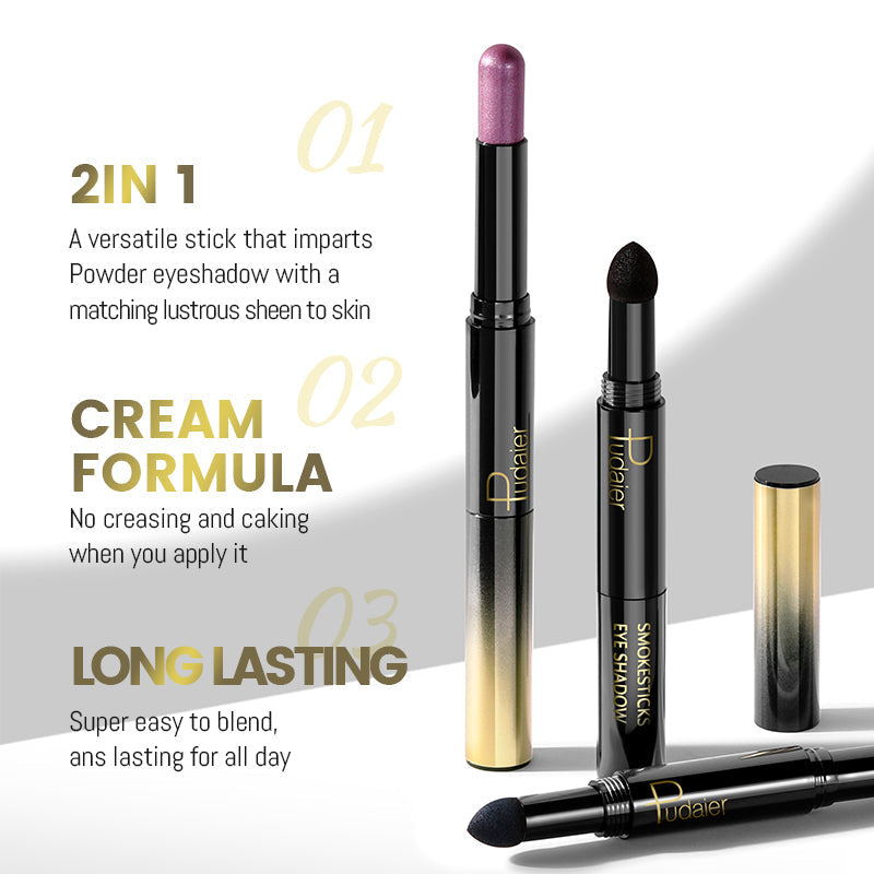 Dual-Ended Long-Wear Cream Eyeshadow Stick