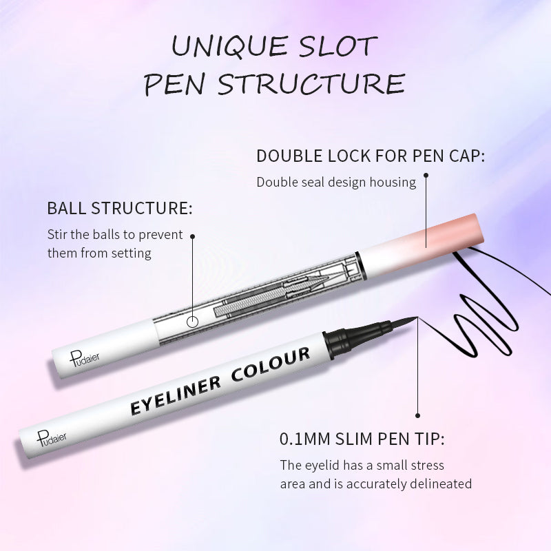 NEW ARRIVIAL Pudaier Colourful Liquid Matte Eyeliner 24 hours