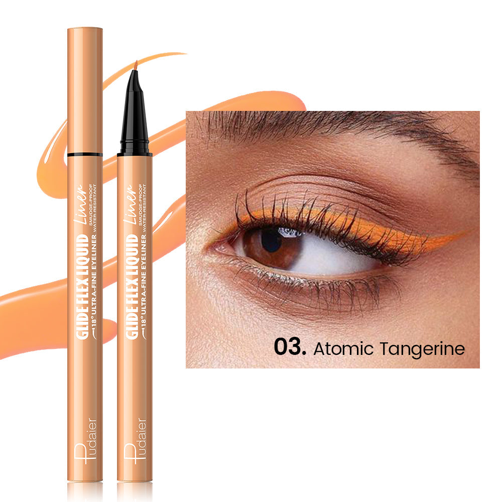 Curved Liquid Colored Eyeliner