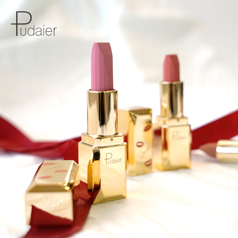 Pudaier® Matte Velvet Lipstick | Matte Finish | Lipstick Makeup