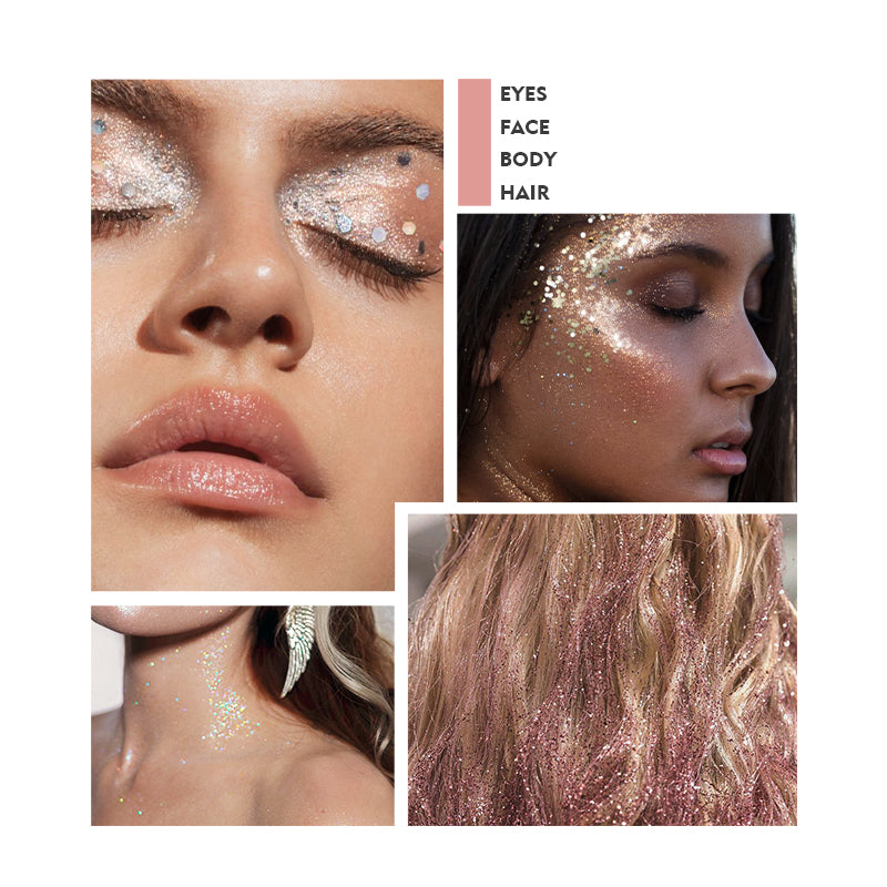 Pudaier Liquid  Face Sequins Glitter