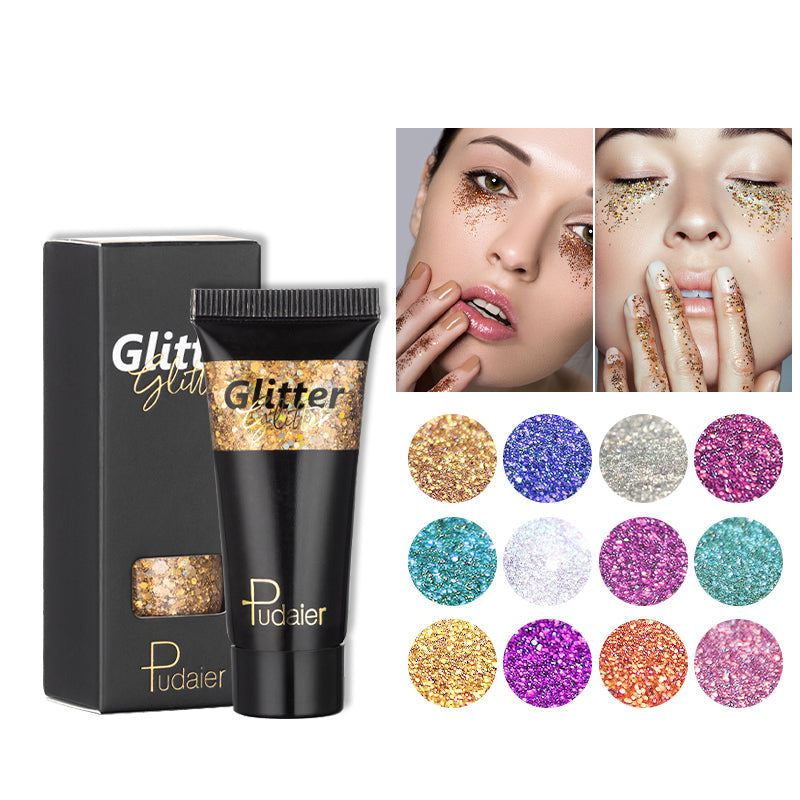 Pudaier Liquid  Face Sequins Glitter