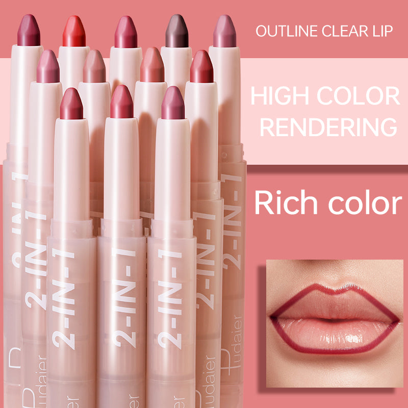 2 in 1 Matte Lipstick Duo