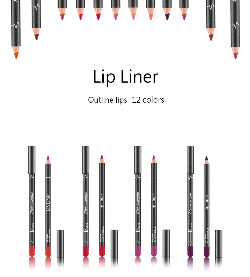 12 PCS Lip Liner Set