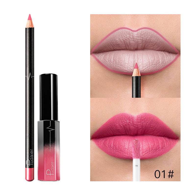 Liquid Lipstick+Lip Liner Set