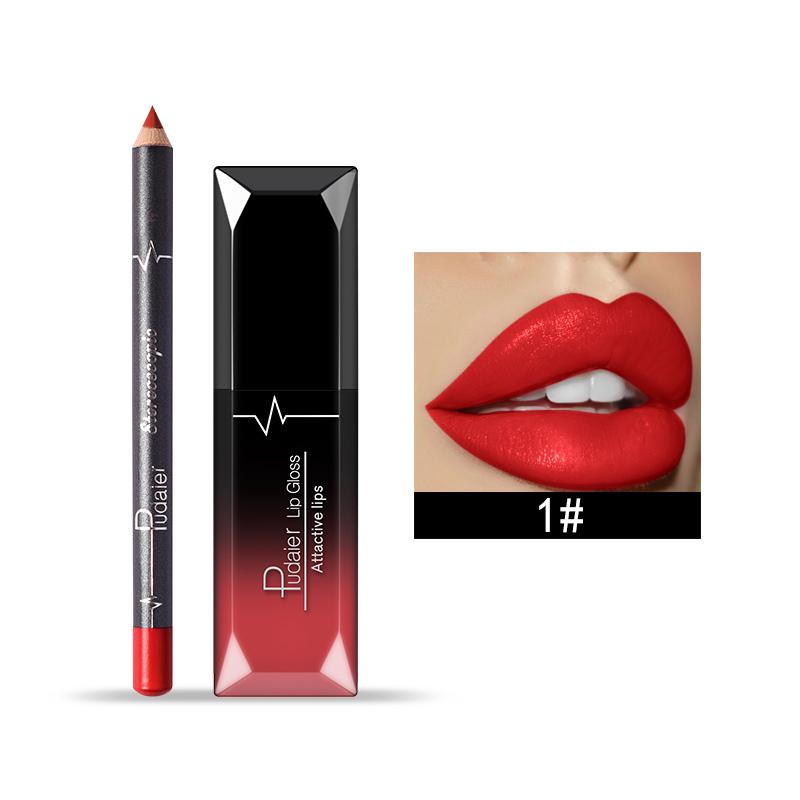 Matte Liquid Lipstick+Lip Liner Kit