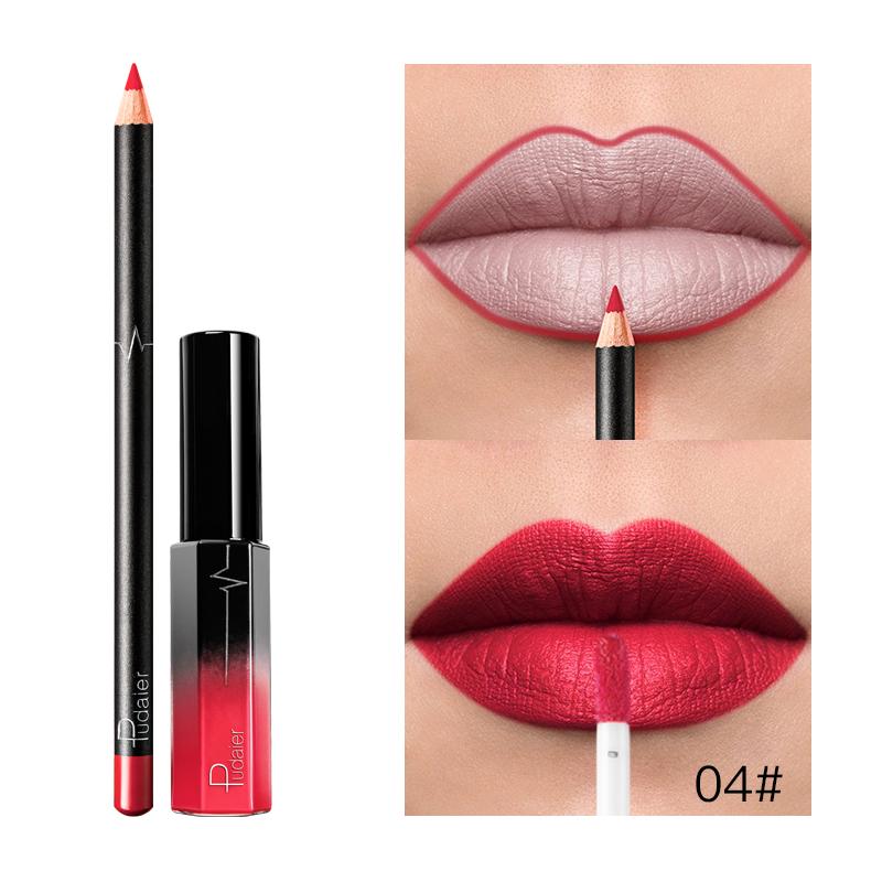 Liquid Lipstick+Lip Liner Set