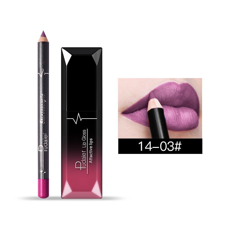 Matte Liquid Lipstick+Lip Liner Kit