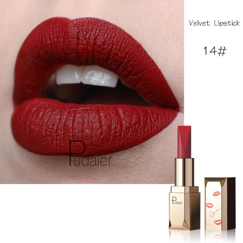 Pudaier® Matte Velvet Lipstick | Matte Finish | Lipstick Makeup