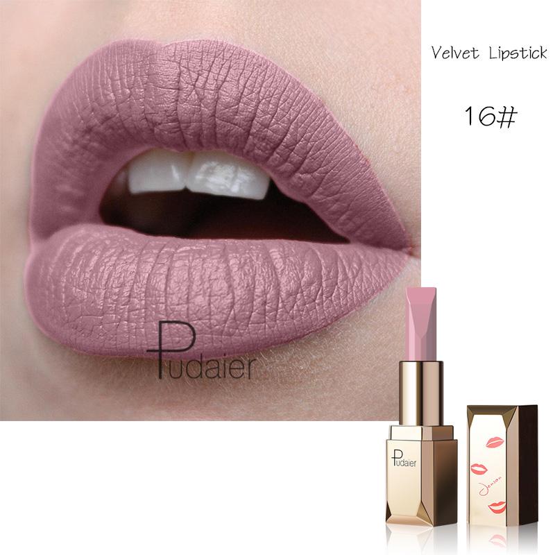 Pudaier® Matte Velvet Lipstick | Matte Finish | Lipstick Makeup