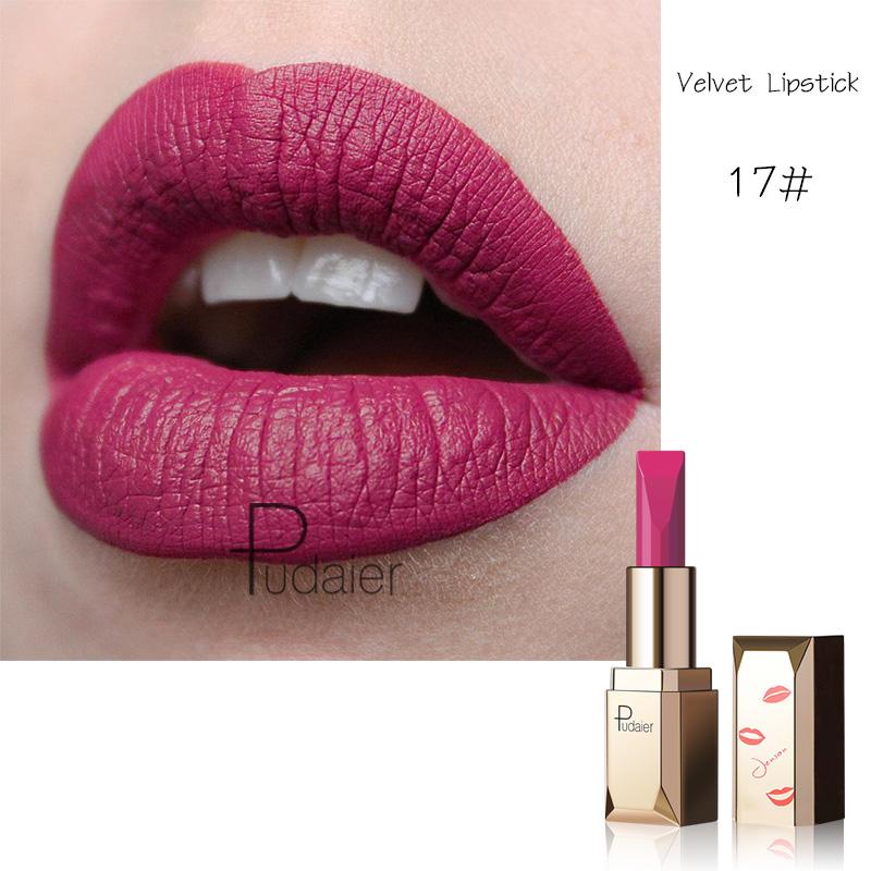 Pudaier® Matte Velvet Lipstick | Matte Finish | Lipstick Makeup