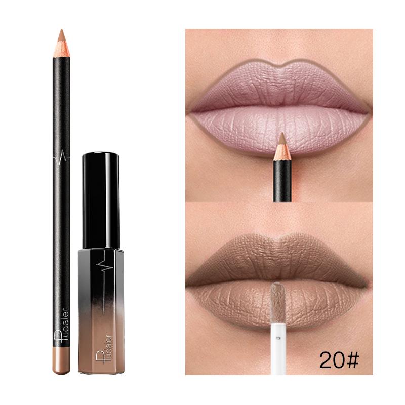 Liquid Lipstick+Lip Liner Set