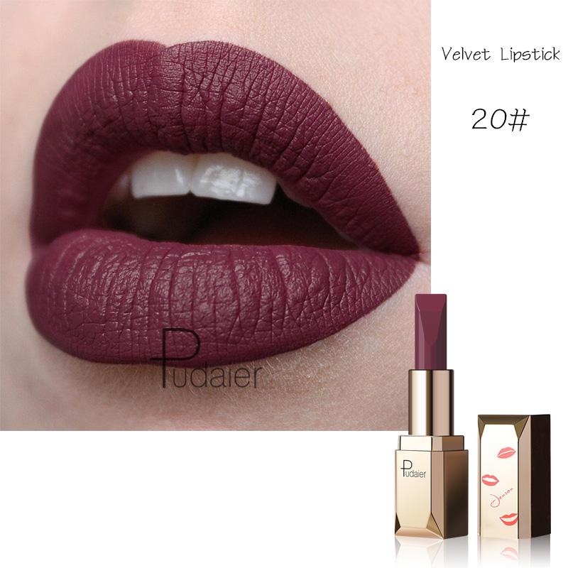 Pudaier® Matte Velvet Lipstick | Matte Finish | Lipstick Makeup