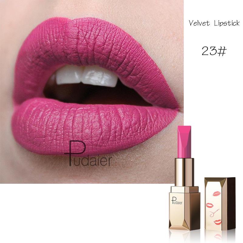 Pudaier® Matte Velvet Lipstick | Matte Finish | Lipstick Makeup