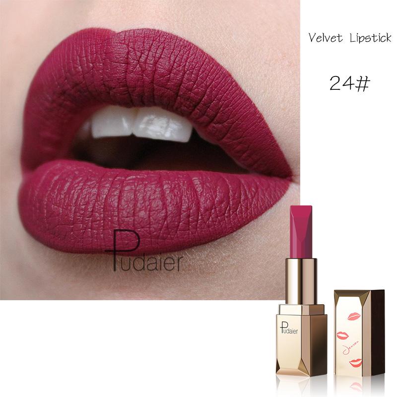 Pudaier® Matte Velvet Lipstick | Matte Finish | Lipstick Makeup