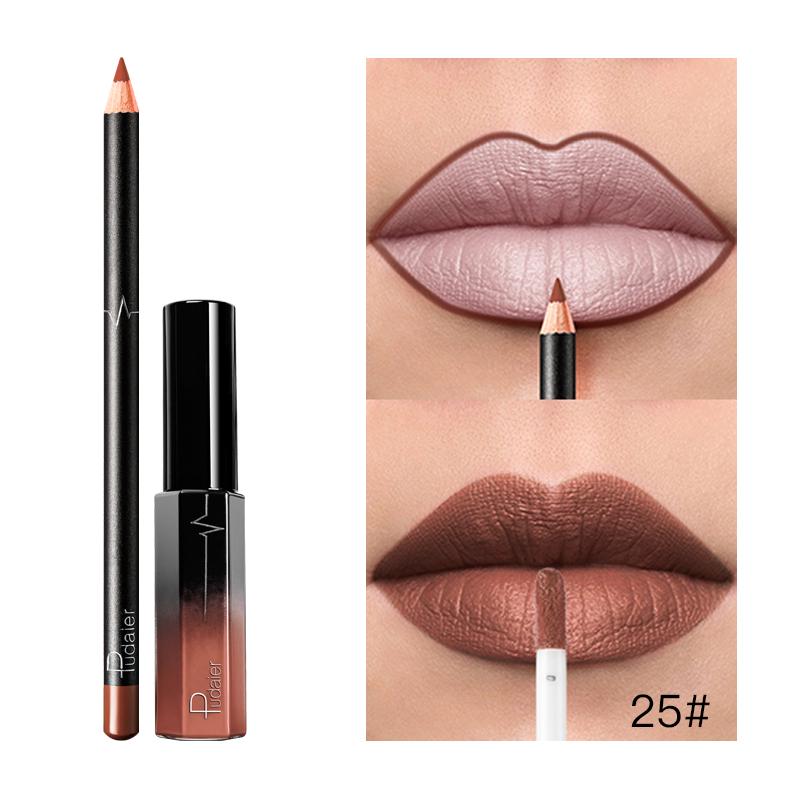 Liquid Lipstick+Lip Liner Set