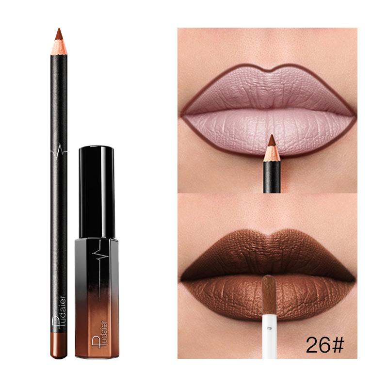 Liquid Lipstick+Lip Liner Set