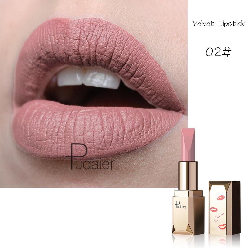 Pudaier® Matte Velvet Lipstick | Matte Finish | Lipstick Makeup