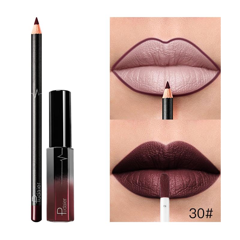Liquid Lipstick+Lip Liner Set