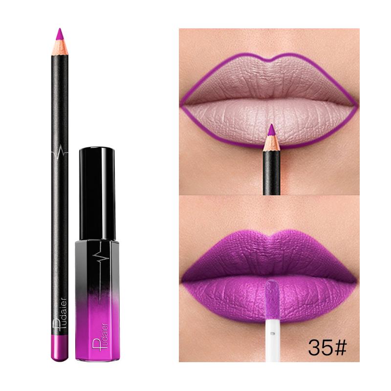 Liquid Lipstick+Lip Liner Set
