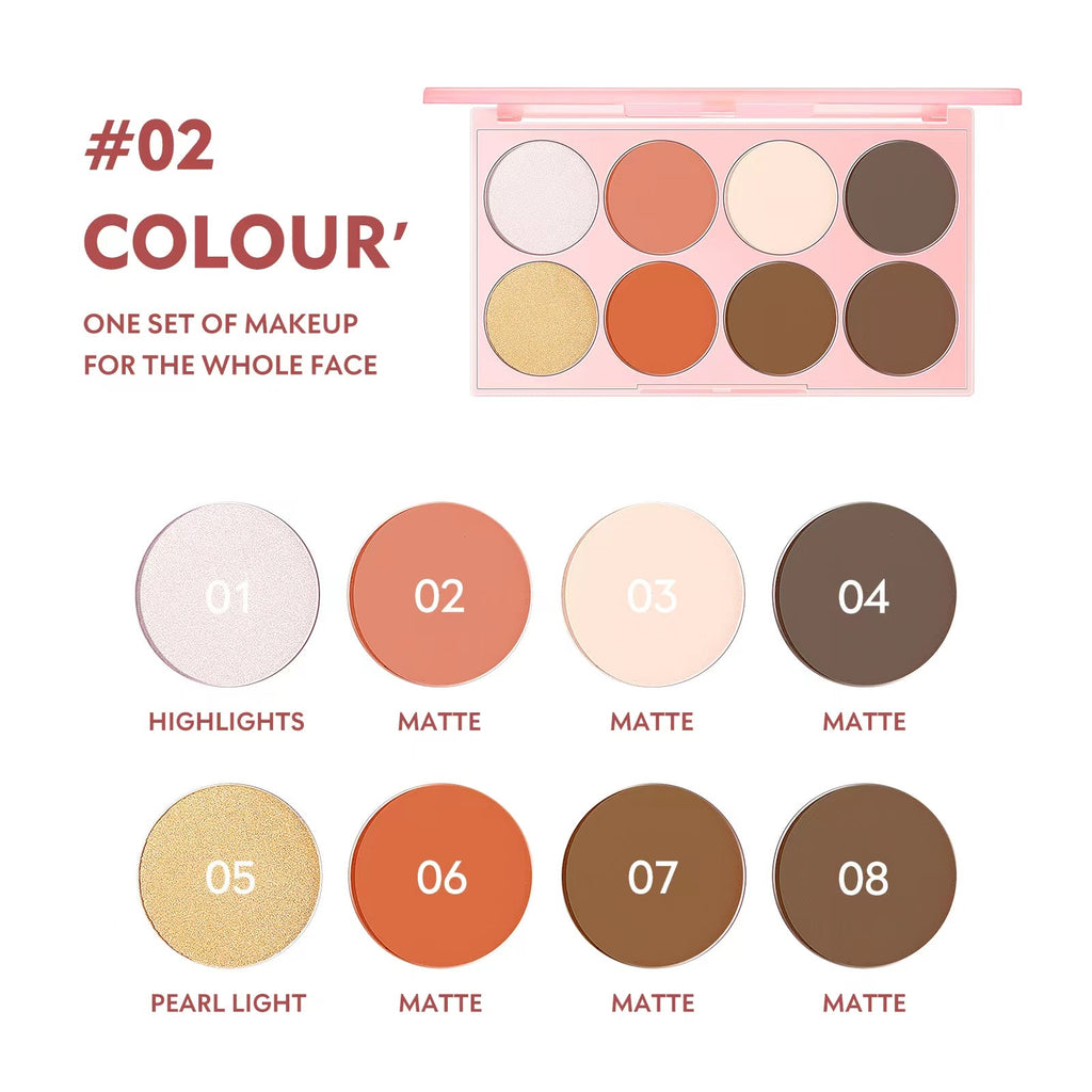 4 in 1 face makeup palette