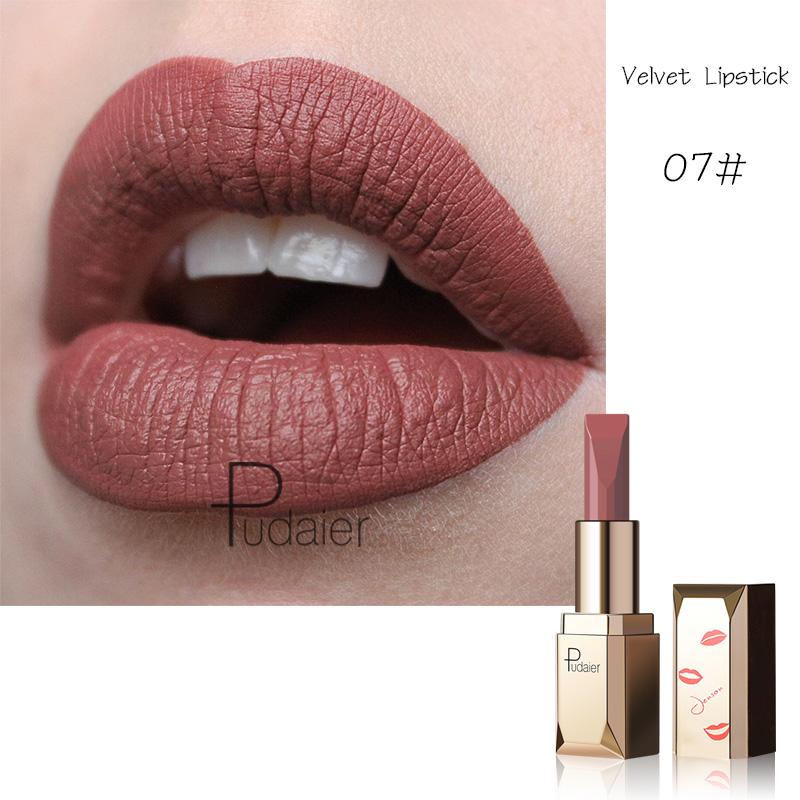 Pudaier® Matte Velvet Lipstick | Matte Finish | Lipstick Makeup