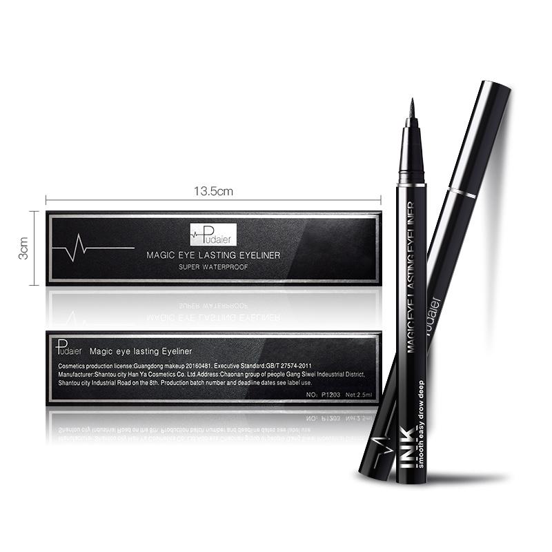 Waterproof Liquid Eye Liner-Bright Black