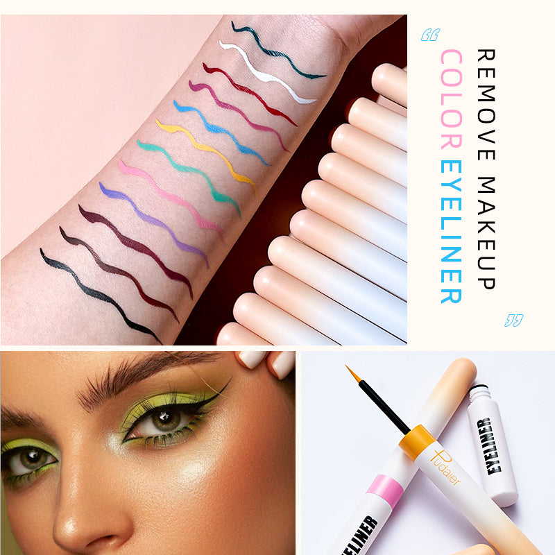 Newest Pudaier Colorful Liquid Matte Eyeliner