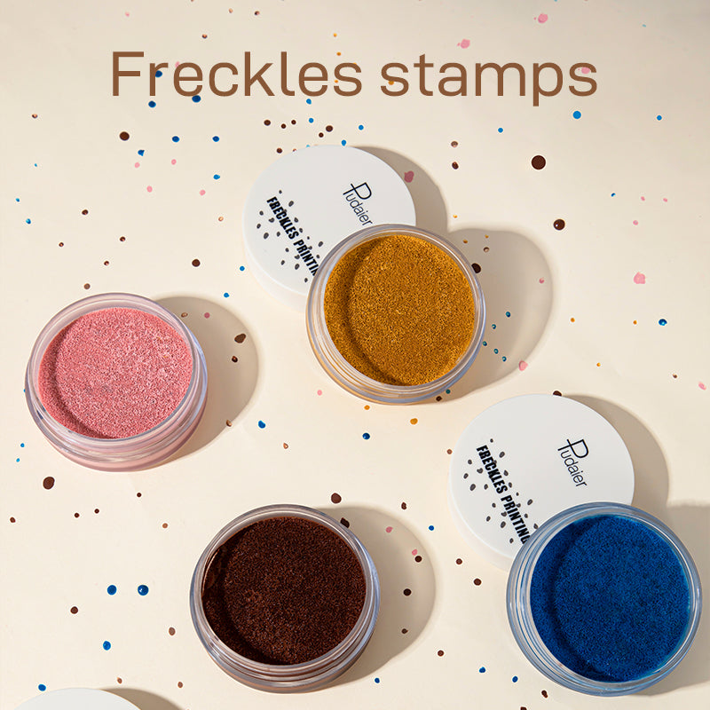 Colorful Faux Freckles stamps | Pudaier®