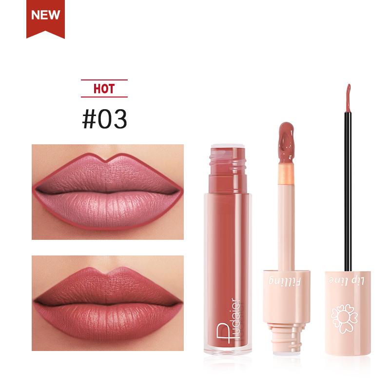 2020 New Pudaier Duo Lip Liner & Matte Liquid Lipstick