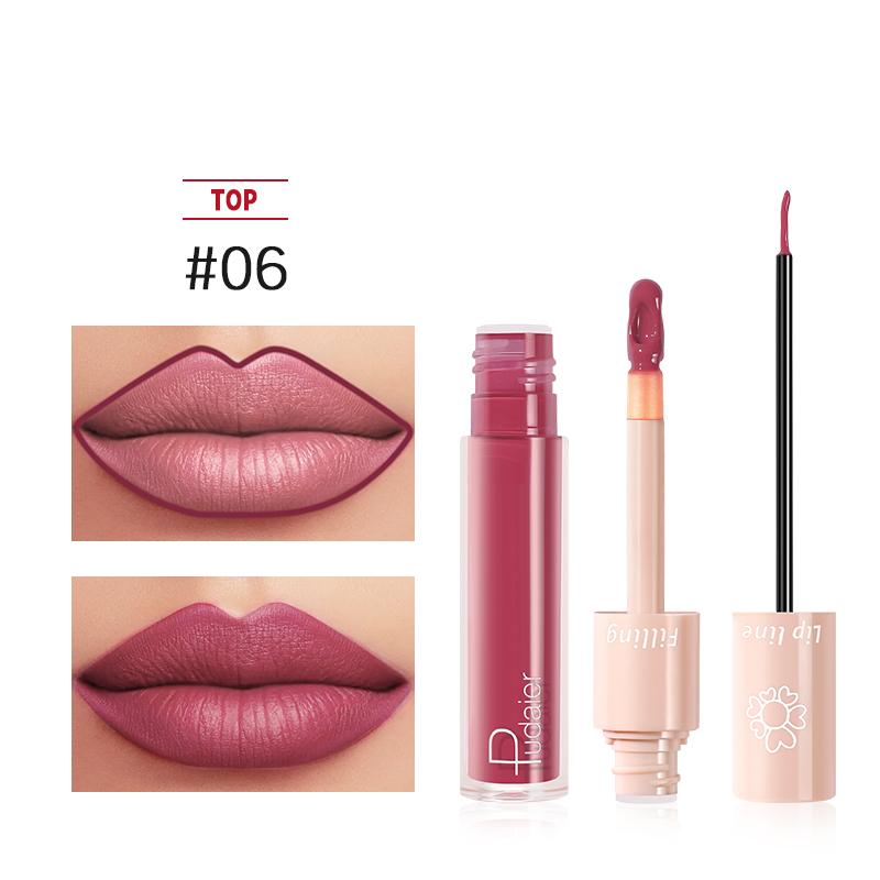 2020 New Pudaier Duo Lip Liner & Matte Liquid Lipstick