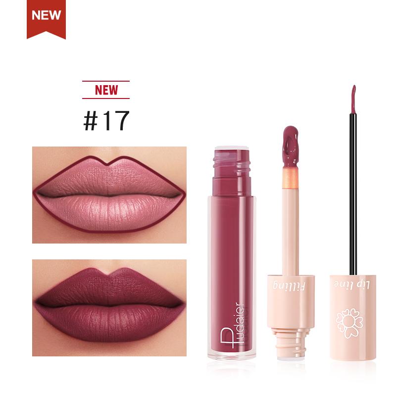 2020 New Pudaier Duo Lip Liner & Matte Liquid Lipstick