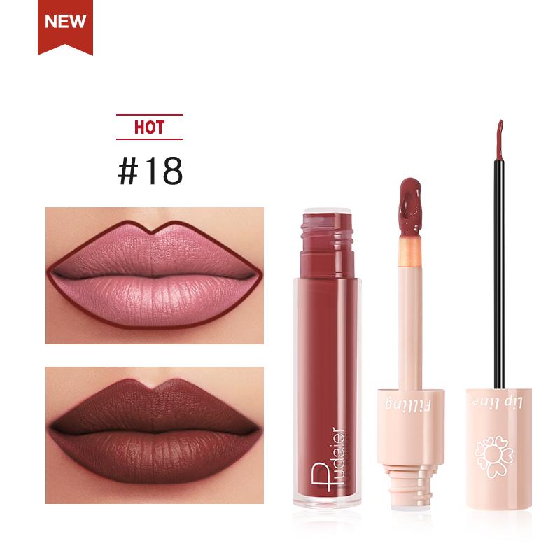 2020 New Pudaier Duo Lip Liner & Matte Liquid Lipstick